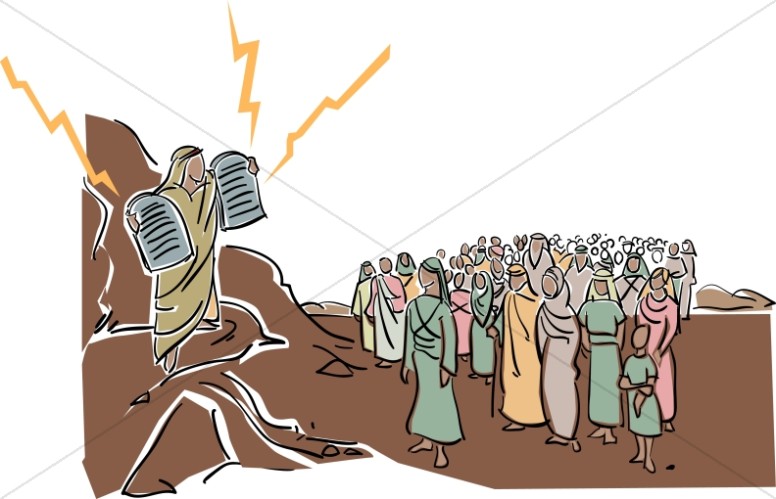Moses Announces God's Commandments Thumbnail Showcase