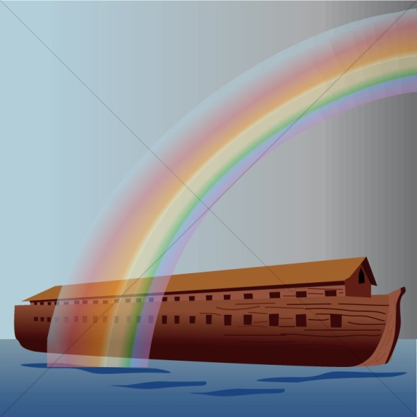 Rainbow over Noahs Ark