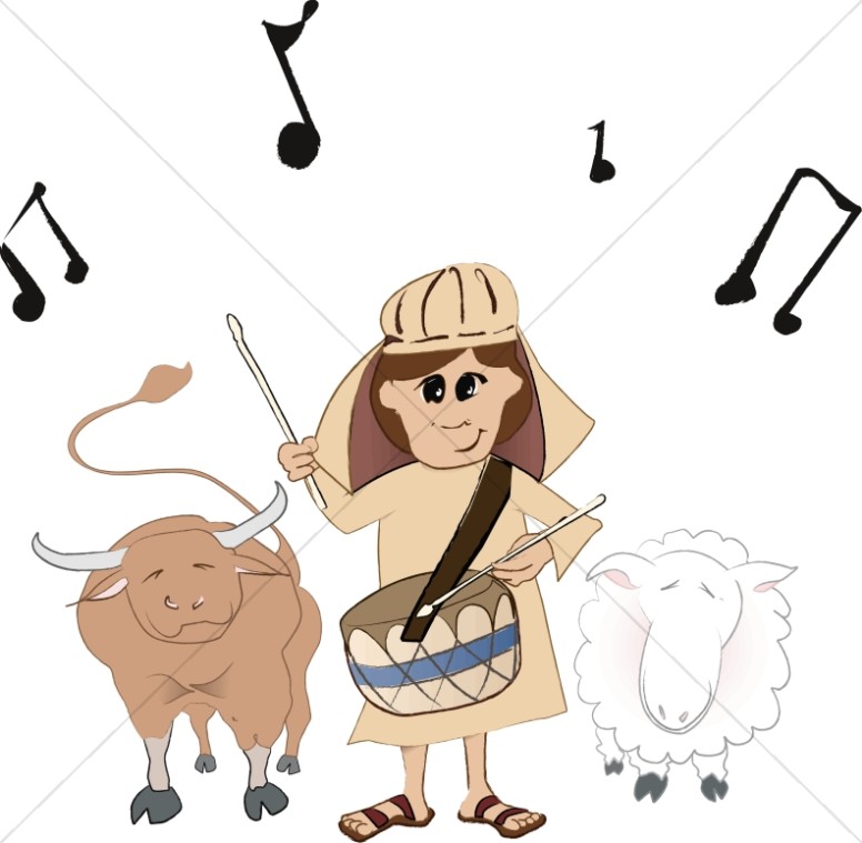 Little Drummer Boy with Bull and Sheep Thumbnail Showcase