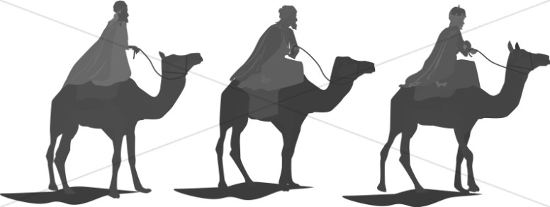 Three Camels Bearing Wisemen Thumbnail Showcase