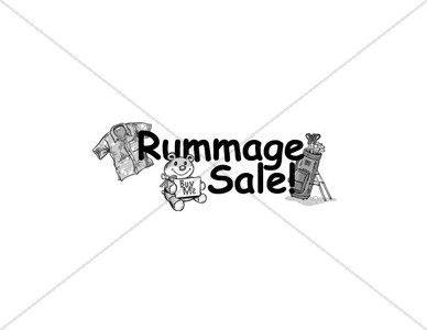Rummage Sale with Goods Thumbnail Showcase