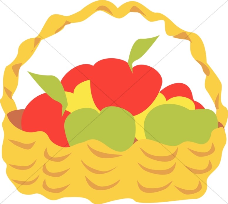 Summertime Basket of Apples Thumbnail Showcase