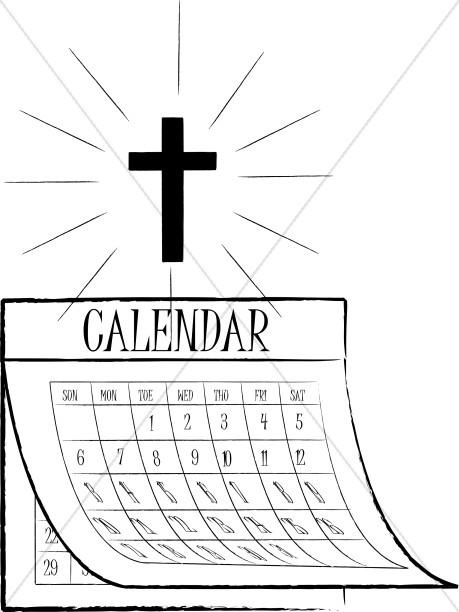 Shinging Cross and Calendar