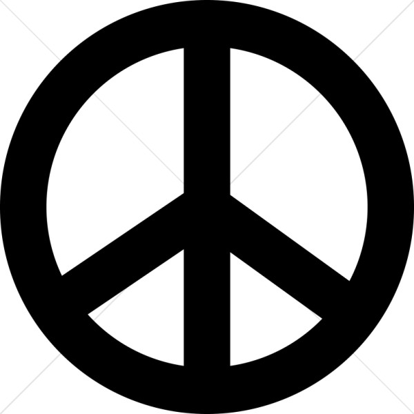 Black Peace Symbol Thumbnail Showcase