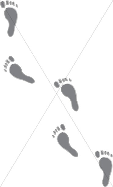 Gray Footprints Thumbnail Showcase