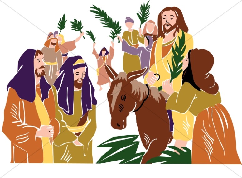 Christ Rides into Jerusalem