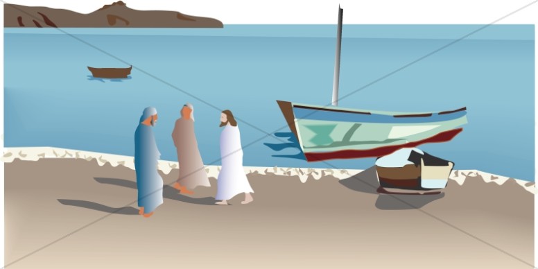 Christ at the Sea of Galilee Thumbnail Showcase