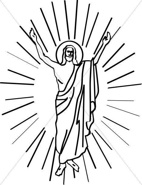 jesus is risen clipart - photo #19