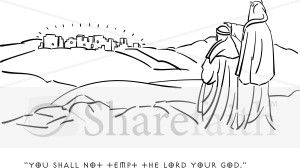 Satan Tempts Jesus With An Offer To Rule The City