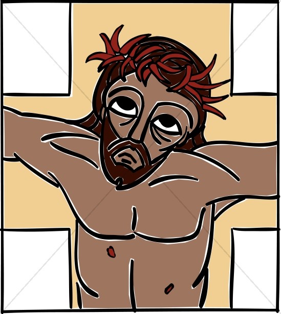 Jesus on Cross with Pierced Skin Thumbnail Showcase