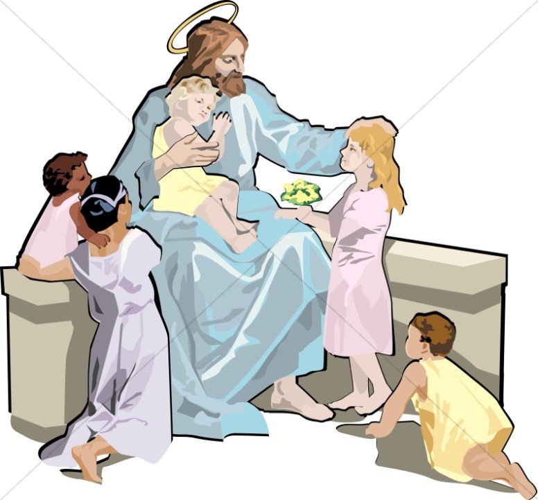 Jesus Teaching the Children