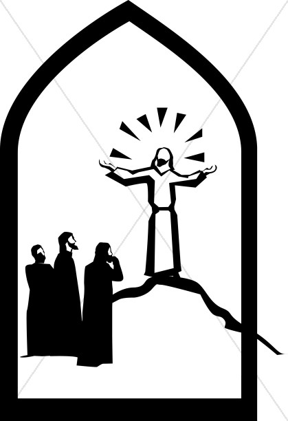 the mount of transfiguration lds clipart