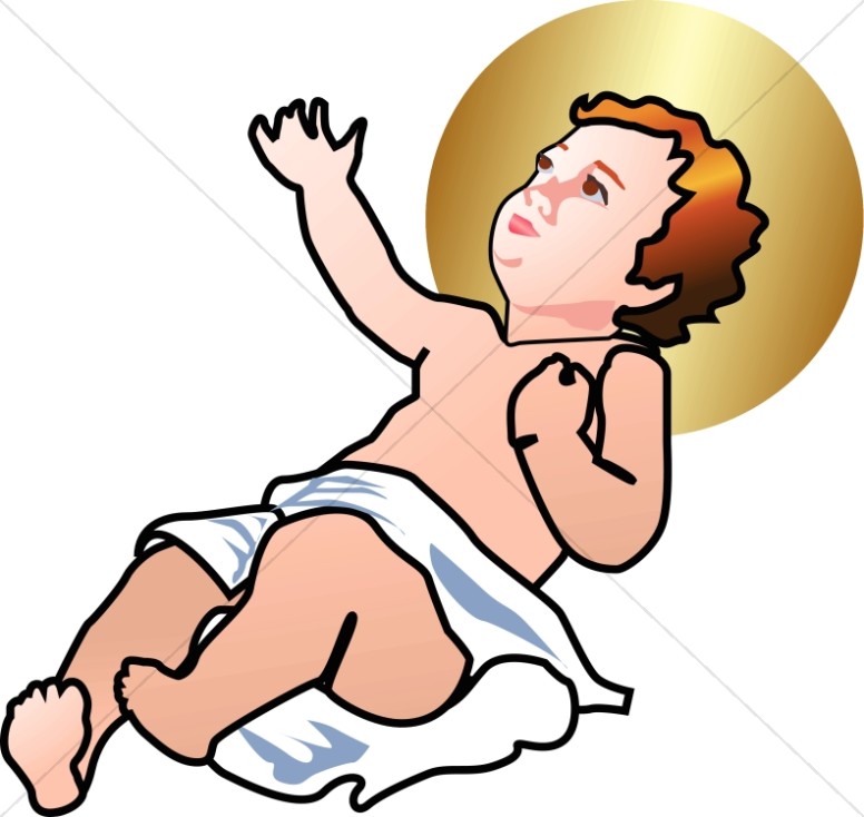 Baby Jesus Lifting Hand to Heaven Thumbnail Showcase
