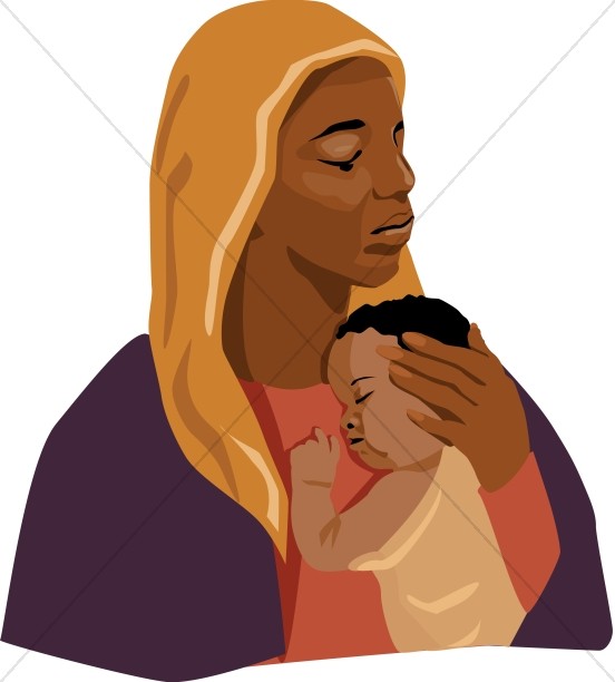 Mother Holding Sleeping Baby Thumbnail Showcase