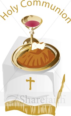 The Holy Communion Table | Communion Clipart