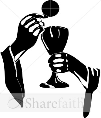 Image result for holy communion images black and white