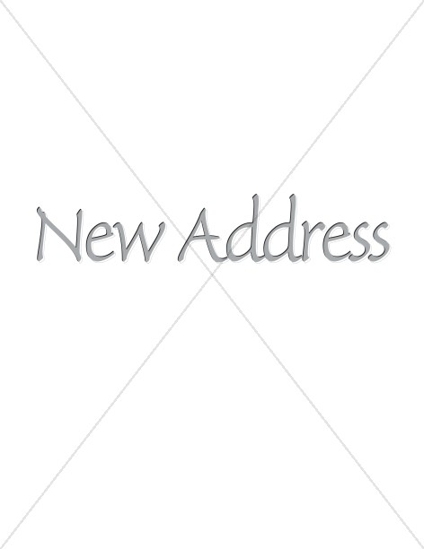 new address clip art