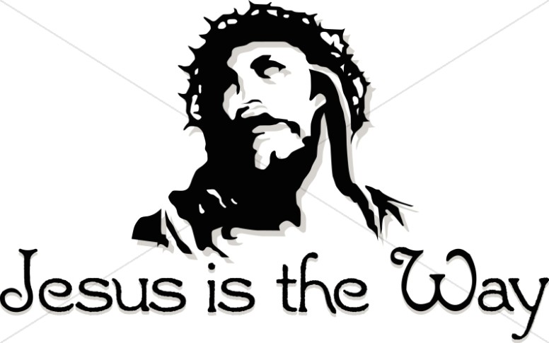 Jesus Is the Way with Cut out Passion Portrait