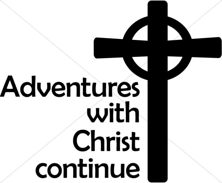 Celtic Cross with Adventures with Christ Continue Lettering Thumbnail Showcase