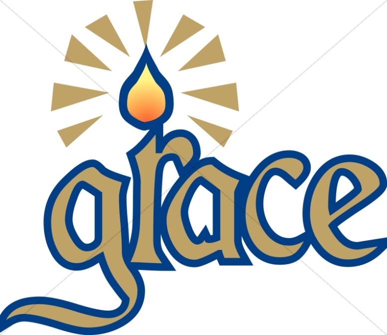 Grace Candle Typography Thumbnail Showcase