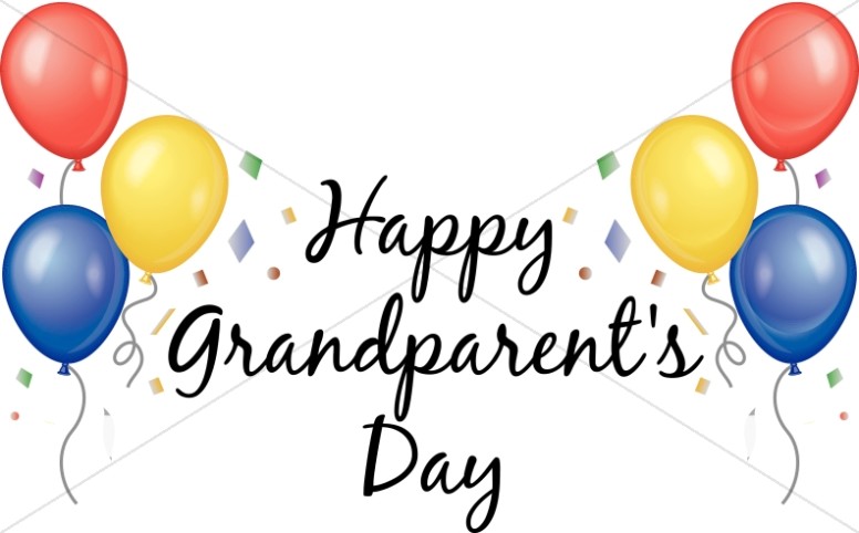 Happy Grandparents Day Balloons Thumbnail Showcase