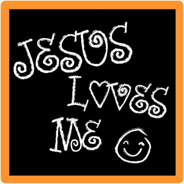 Jesus Loves Me Chalkboard Thumbnail Showcase