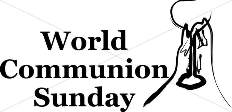 Black and White World Communion Sunday Thumbnail Showcase