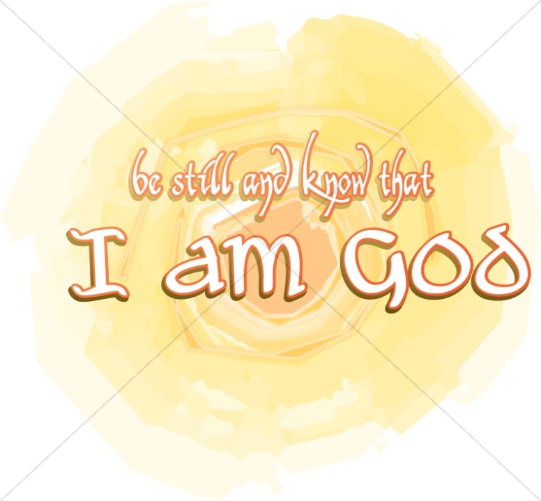 Be Still and Know that I Am God with Sun Thumbnail Showcase