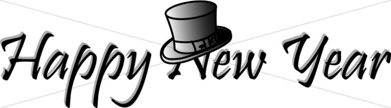 New Year with Top Hat Thumbnail Showcase