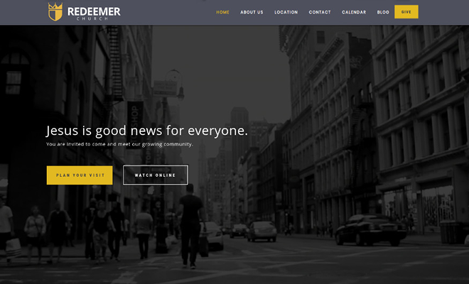 Church Websites Templates Website Template Picker